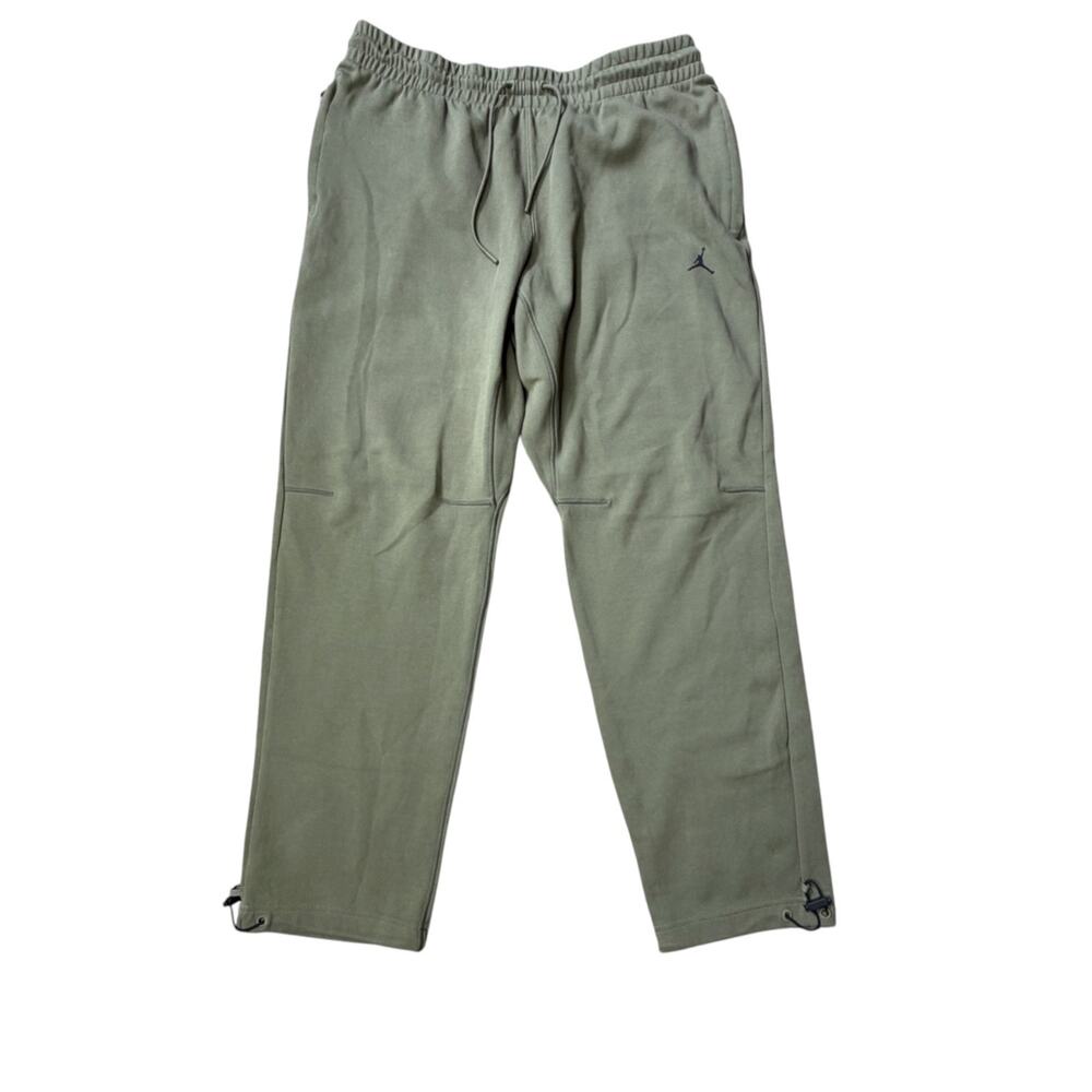Nike Jordan Fleece Dri-FIT Standard Fit Pants Green Men's Size XL Green FV8604